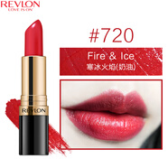 露華濃（Revlon）麗采保濕滋潤唇膏女士啞光黑管口紅女士不掉色美妝化妝品女彩妝 720#寒冰火焰（奶油質(zhì)地）