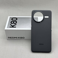 紅米K80原裝全包防摔保護(hù)殼REDMIK80原裝自帶手機(jī)殼灰色硅膠軟殼 紅米K80原裝自帶手機(jī)殼