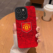 五大聯(lián)賽足球隊(duì)隊(duì)徽磨砂皮質(zhì)手機(jī)殼iphone13華為歐冠英超OPPO小米 曼聯(lián) 蘋果12mini