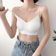 雅鹿少女文胸無(wú)鋼圈薄款胸罩吊帶內衣運動(dòng)瑜伽聚攏背心睡眠裹胸文胸 少女文胸-白色