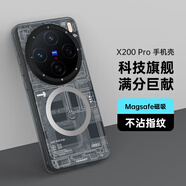 猿氣「科技」適用vivox200ultra新款手機(jī)殼x200手機(jī)殼高級感磨砂磁吸x200Pro Mini氣囊防摔保護(hù)pro外殼 科技系列 | 磁吸充電【曜石黑】 VIVO X200 Pro