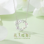 Tsful925銀項鏈女學(xué)生甜美精致高級感鎖骨鏈閨蜜十八歲生日禮物送女友