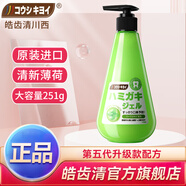皓齒清 歐志姆牙膏清新口氣清潔口腔日本進(jìn)口玖耀成人減輕牙漬新升級 清新薄荷-（淺綠）251g