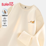 班尼路（Baleno）T恤男長袖秋季薄款情侶內(nèi)搭上衣寬松日系oversize男士純棉體恤衫