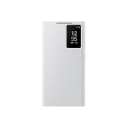品【品牌原裝】適用三星S24Ultra手機(jī)殼智能真皮s23+翻蓋保護(hù)套s23u 【白色】智能視窗皮套 三星Galaxy S23 Ultra