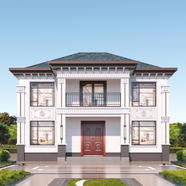 2025年新款新農村自建房設計圖二層歐式別墅新中式別墅CAD施工圖 主圖款成品圖紙