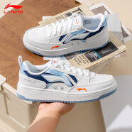 李寧板鞋男鞋子秋冬2025新款厚底增高休閑小白鞋男士百搭經(jīng)典運動鞋 【海川】標準白/極光藍 45