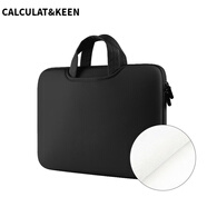 CALCULAT&KEEN16/17.3/18寸海綿手提筆記本電腦內膽收納包適用于ROG G17 HPenvy 黑色加絨 13英寸