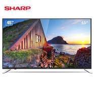 SHARP 正品夏普45英寸液晶電視機(jī)45SF475A/470A/460A家用智能wifi網(wǎng)絡(luò)投屏日本進(jìn)口面板 45英寸 45SF460A(黑色）