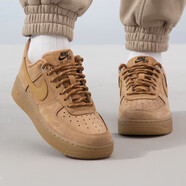 耐克（NIKE）女鞋Air Force 1 空軍一號 AF1拼接馬卡龍?zhí)枪鈽?gòu)低幫休閑鞋板鞋 FZ7372-200/麥棕色 37.5