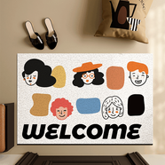 星球居民入戶(hù)門(mén)墊子進(jìn)門(mén)家用地墊入門(mén)門(mén)口防滑耐臟地毯門(mén)外絲圈腳墊可裁剪 簡(jiǎn)筆樂(lè )園-都市麗人 入戶(hù)絲圈地墊 80*120cm【子母門(mén)常用尺寸】