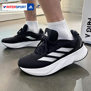 阿迪達斯（adidas）跑步鞋男鞋 25夏季新款健身訓練網(wǎng)面透氣耐磨輕便緩震休閑運動(dòng)鞋 黑色/白色/現貨速發(fā)/曬圖退5 44 （內長(cháng)270mm）