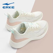 鴻星爾克（ERKE）女鞋跑步鞋2025春季新款網(wǎng)面透氣輕便緩震耐磨運(yùn)動(dòng)鞋慢跑鞋女鞋子 3003橡芽白/澄糖色 35