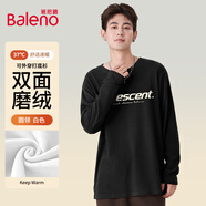 班尼路（Baleno）加絨長(zhǎng)袖T恤男冬季寬松百搭保暖男士打底衫休閑圓領(lǐng)內(nèi)搭男款上衣