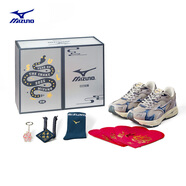 美津濃（MIZUNO）25年新款 RACER S CNY 蛇年限定男女同款軟彈緩震舒適耐磨跑鞋 27/CNY配色【禮盒版】 36 (225mm)