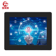 寶萊納電容觸摸工業(yè)級一體機 戶(hù)外全封閉抗污防塵工業(yè)平板電腦內嵌式高亮工控機 墻壁掛嵌入式安裝顯示器 10.4英寸 (1024*768) 四核J1900/4G/128G