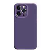 TOTU手機基本保護殼 iPhone 15 Pro Max 6.7英寸 硅膠材質(zhì) 純色 男女通用 深紫色 液態(tài)硅膠