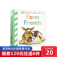 【120選6】DK觸摸書 英文原版繪本 Baby Touch 嬰幼兒童英語啟蒙認(rèn)知紙板書 0-3歲親子互動共讀早教益智 感官訓(xùn)練繪本 綠山墻 【Baby Touch and Feel】農(nóng)場朋友