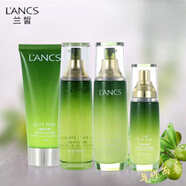 蘭皙官i方敏肌舒護晶粹洗面奶面霜爽膚水精華乳套裝旗i艦面部護膚品店 橄欖純露水乳+洗面奶+精華