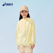 亞瑟士（asics）童裝25年夏男女UPF50+冰蟬翼防曬服梭織透氣外套332251052311