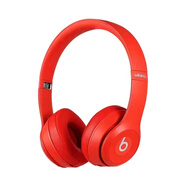 Beats solo3 wireless 頭戴式無線藍(lán)牙耳機(jī)studio3 pro魔音B耳麥 Solo3國行原封中國紅