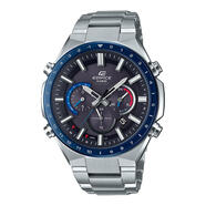 卡西歐（CASIO）電波太陽(yáng)能雙顯世界時(shí)男表動(dòng)態(tài)設計藍紅撞色運動(dòng)手表 EQW-T660DB-1BJF