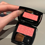 香奈兒（Chanel）單色腮紅修容提亮妝效自然啞光胭脂情人圣誕節禮物送女友老婆禮品 斜紋軟呢90#草莓紅