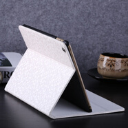 【原裝品質(zhì)】蘋果ipad3/4/5/6air2保護套apad mini4迷你2皮套ipai 米白色 iPad Air2(9.7英寸)