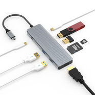 TOTU USB C 集線器 TOTU USB C 20W PD 擴(kuò)展塢 4K HDMI 2 USB 3.0 TypeA