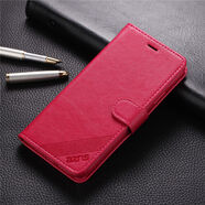 優(yōu)瞐適用7.2寸華為mate20x手機殼EVR-AN00保護套AL00翻蓋5G真皮皮套MATEX20X5G版4G軟套TL硅膠MT全包防 玫紅色 華為 Mate 20 X