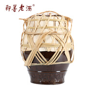 即墨老酒山東特產(chǎn)老黃酒10斤壇裝甜型黍米酒古樸禮品酒手工古法國慶禮品酒 封壇原漿酒 5L 1壇