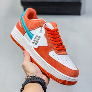 NBA SHOES-NIKE莆田男鞋AIR Force 107空軍一號休閑板鞋百搭厚底增高女鞋學(xué) 耐克-白橙莆田純原 40 標(biāo)準(zhǔn)尺碼