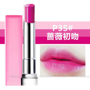 美寶蓮（MAYBELLINE）口紅好氣色輕唇膏三色咬唇妝漸變色R3S草莓吻痕BL7芒果香吻 P3S薔薇初吻(全新無塑封)