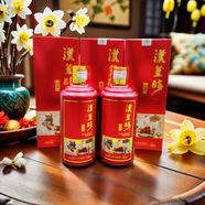 初禮53度醬香酒 月光下的團圓酒 禮盒裝手提袋漢董醇醬香酒純糧釀造 53%vol 500mL 2瓶