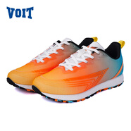 沃特沃特/跑鞋男女款運動(dòng)鞋學(xué)生黨中考防滑緩震透氣跑步鞋 橘紅藍色 26.5 43