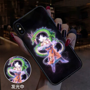 葉余蘋果13promax夜光14max手機殼來電閃11pro火影14max動漫男潮 神龍聲控彩光+膜 蘋果6s(4.7寸)