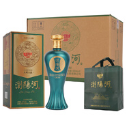 瀏陽河 九州玉品 醬香型白酒 53度 500ml*6瓶 整箱裝 宴請送禮 含禮品袋