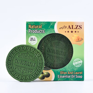 ALZS正品敘利亞進口大馬士革玫瑰精油皂橄欖月桂皂古皂植物研磨精油皂 月桂精油皂100g/盒