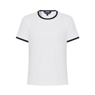 POLOWALK女裝新品夏季日常休閑百搭圓領(lǐng)短袖圓V領(lǐng)T恤AK5W42E20741 灰橘色 L