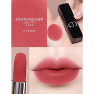 迪奧（Dior）口紅999啞光烈焰藍金720唇膏228絲絨558顯白840滋潤送女友 新款#772絲絨 干枯玫瑰贈專(zhuān)柜禮