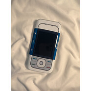 商贏推拉滑蓋鏡子設(shè)計復古諾基亞適用iphone13手機殼蘋果14promax新款 藍色 iPhone14