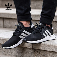 阿迪達(dá)斯 （adidas）新款三葉草男鞋秋季運(yùn)動鞋緩震休閑舒適輕便跑步鞋CQ2406 CQ2405/舒適黑色 44.5