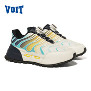 沃特秋冬新款童鞋旋轉鈕扣厚底增高韓版老爹鞋青少年百搭男女跑鞋 白黃深藍 38