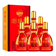 瀏陽河 漢優(yōu)N18 濃香型白酒 52度 500ml*6瓶 整箱裝 宴請送禮 含禮品袋
