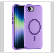 【品牌原裝】iphone蘋果16e最新款冰霧磁吸se4手機(jī)殼磨砂磁吸保護(hù) 紫色 iPhone 15