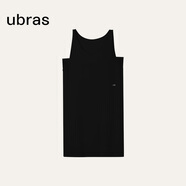 ubras虞書(shū)欣同款云棉草本背心裙女士睡衣女家居服女連衣裙帶杯-黑色S