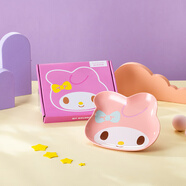 Hello Kitty三麗鷗陶瓷碗盤餐具套裝可愛卡通兒童盤子飯碗個人專用家用高顏值 美樂蒂造型同林盤