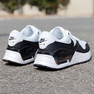 NIKE耐克官方艦店男鞋夏季新款運動鞋AIR MAX氣墊緩震耐磨跑步鞋子男 DM9537-103黑白 后掌氣墊 42
