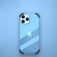 橘之品適用iphone16蘋(píng)果15手機邊框護角12/13/14ProMax硅膠四角防摔保護套plus膠套 黑色-1套（4顆） 【蘋(píng)果12/13/14/15/16系列通用護角】