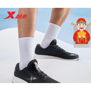 特步（XTEP）流云2.0運(yùn)動鞋跑步鞋輕便減震跑鞋男鞋鞋子 黑 43